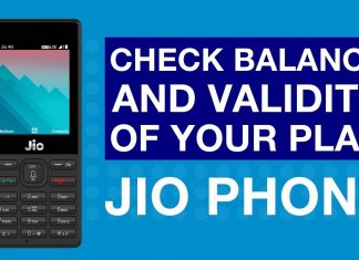 How to check Jio balance