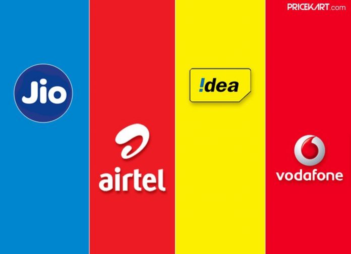 Airtel vs Jio Vs Vodafone- Idea