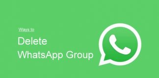 How To Delete Whatsapp Group
