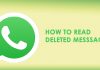 How to read deleted WhatsApp messages